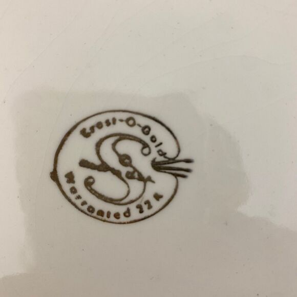 Sabin 22K Crest-O-Gold State Plate Missouri Tourist Keepsake Souvenir VINTAGE - Picture 3 of 5